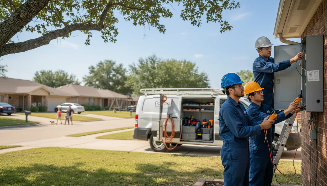 Certified electrician providing emergency electrical services in Choudrant, LA
